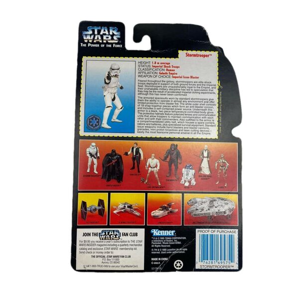 Vintage Stormtrooper Action Figure Star Wars Power of the Force  Kenner 1995 - Picture 2 of 4